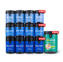 ギャラリービューアに画像をロードします、Complete Gut Health Stack 3-Month Supply + 1 Stack Free + 1 Free Inno Greens