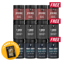 قم بتحميل الصورة في المعرض، Supercharged Male Stack 3-Month Supply + 1 Stack Free