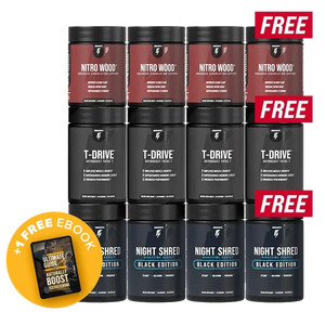 Supercharged Male Stack 3-Month Supply + 1 Stack Free