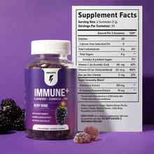 Laden Sie das Bild in den Galerie-Viewer, Immune+ Gummies Supplement Facts